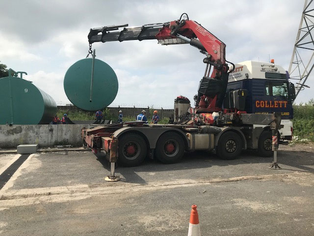 Factory clearance in Knowsley Liverpool, 2018